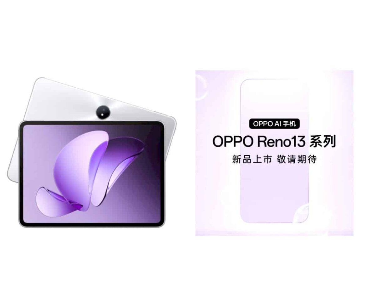 Oppo Reno 13 e Pad 3