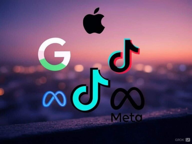 Apple Google TikTok e Meta