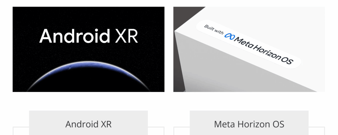 Android XR e Meta Horizon OS: confronto sulla realtà estesa