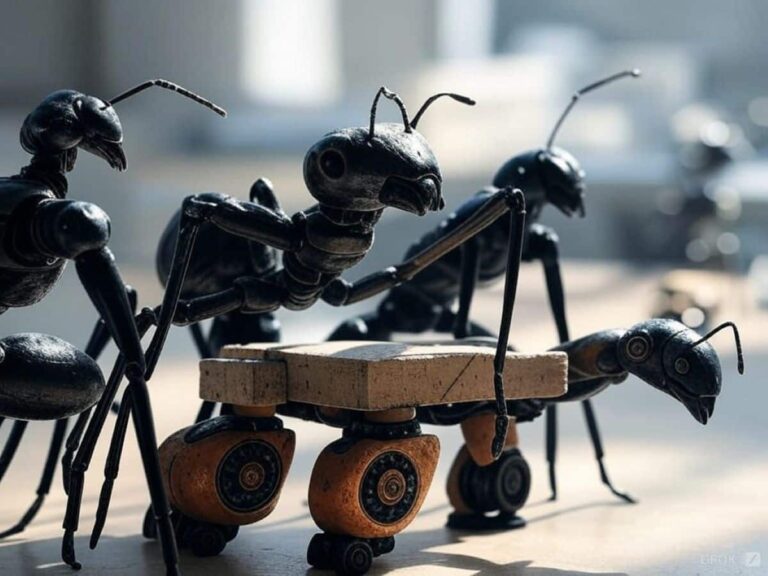 Microrobot magnetici: il futuro della robotica ispirata alla natura 8 microrobot formiche