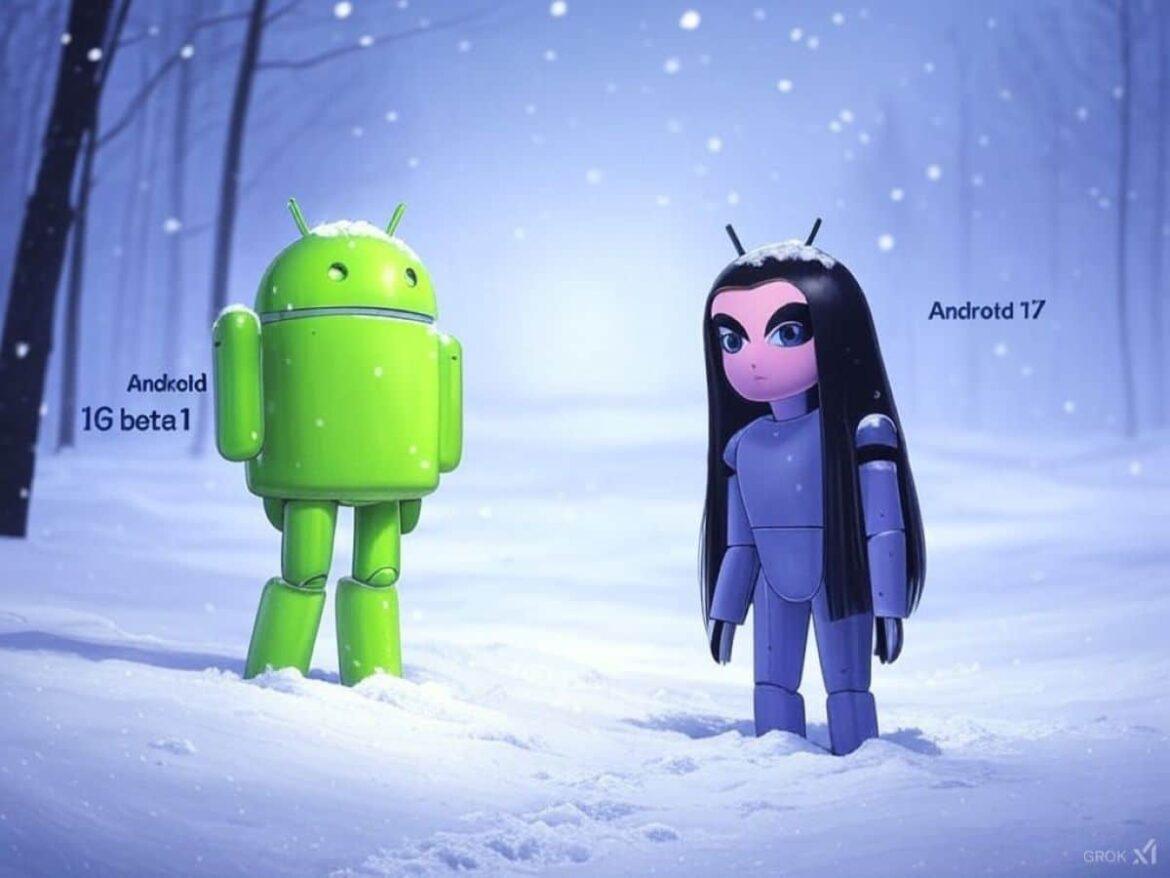 Android 16 beta 1 e Android 17