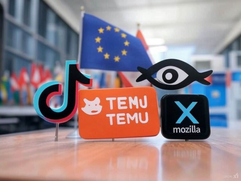 GDPR denunce contro TikTok, Temu e X mozilla per violazione privacy