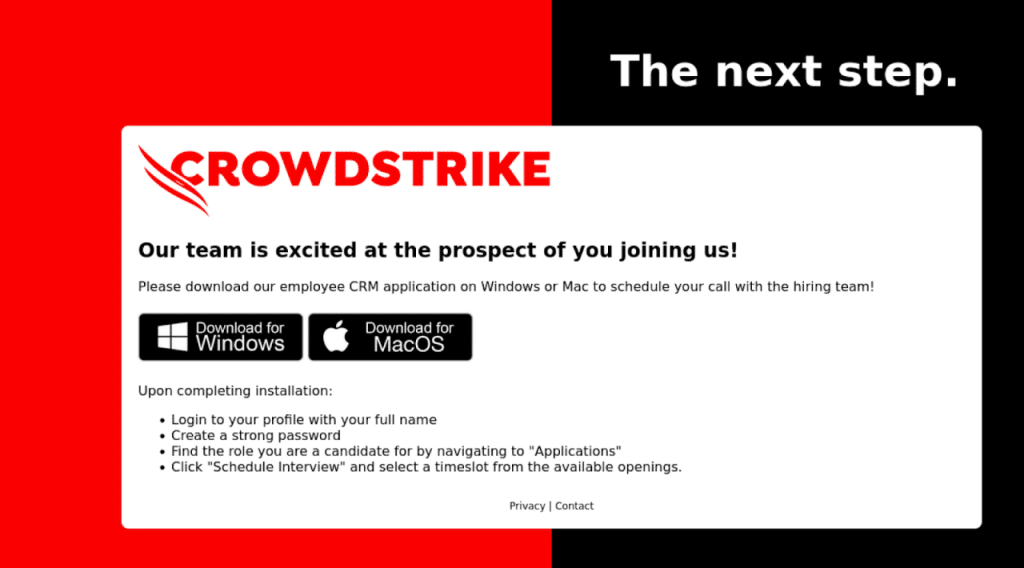 Phishing e false offerte di lavoro CrowdStrike. Attenzione 6 image 106