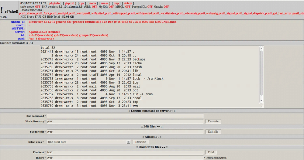 Backdoor nelle backdoor: vulnerabilità delle infrastrutture abbandonate 6 Backdoor nelle backdoor - webshell