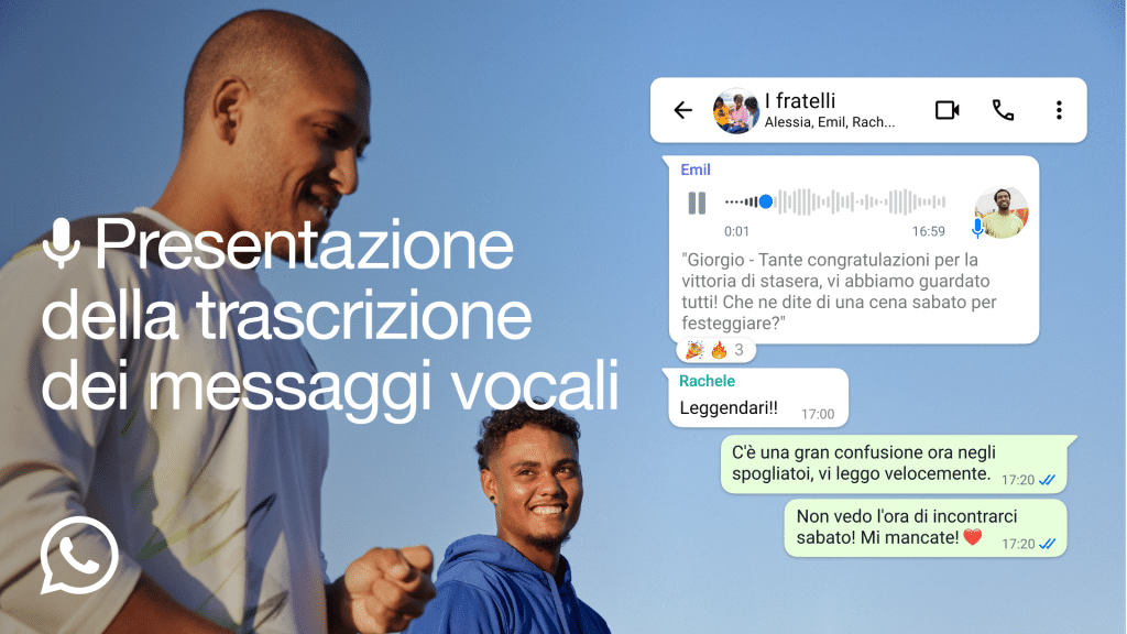 Magico WhatsApp: videochiamate migliorate e trascrizioni vocali e modi per chattare 7 image 259