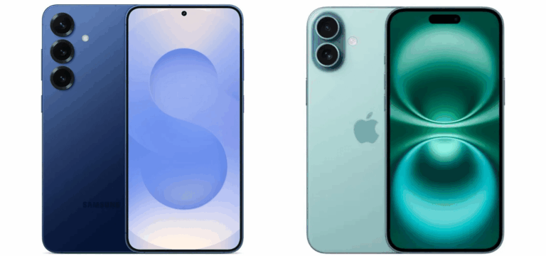 Galaxy S25 Plus e iPhone 16 Plus