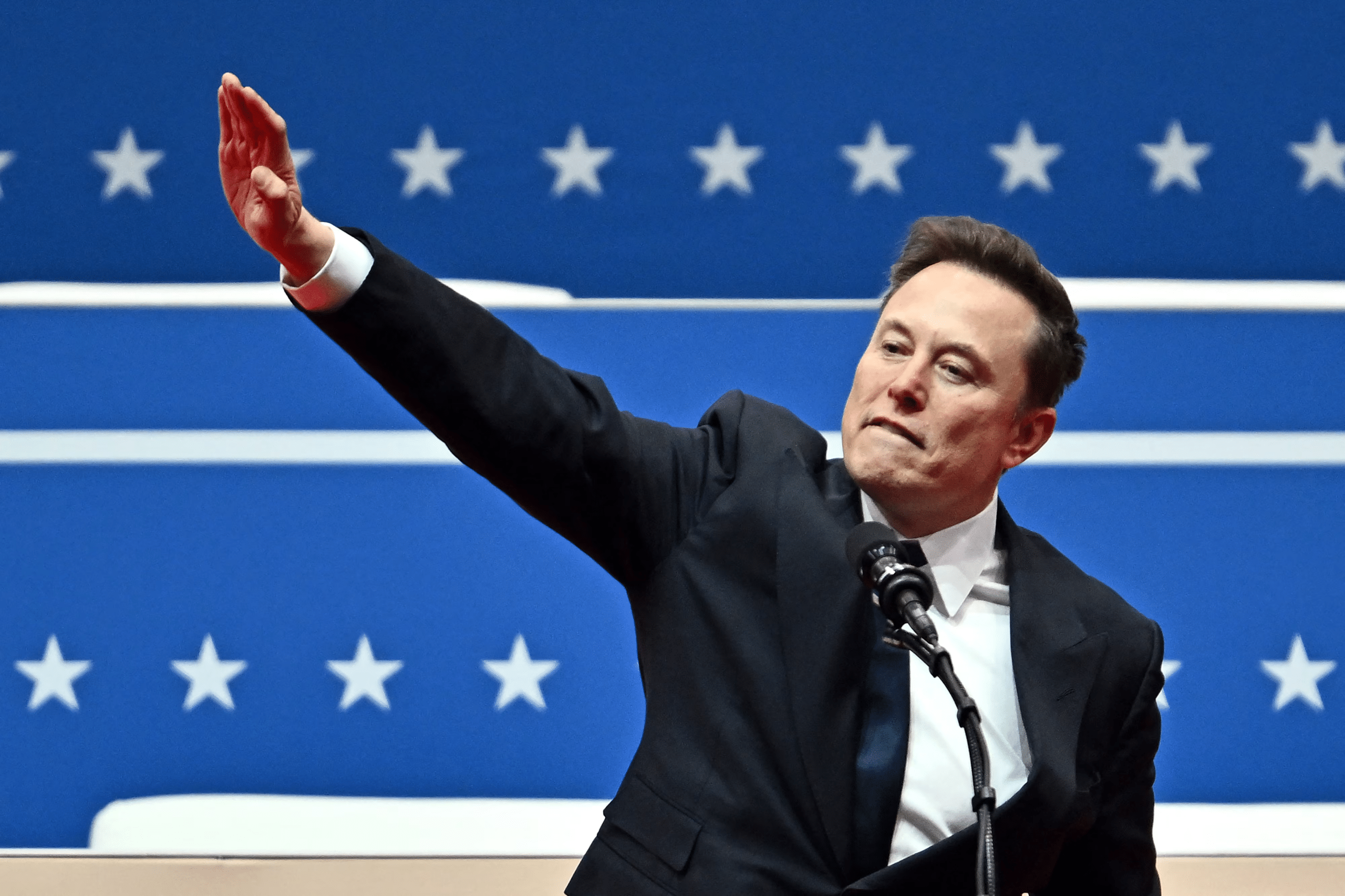 Elon Musk saluto romano