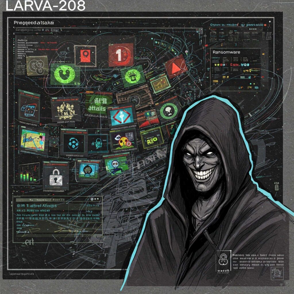 LARVA-208 dietro 618 attacchi mirati con phishing e ransomware