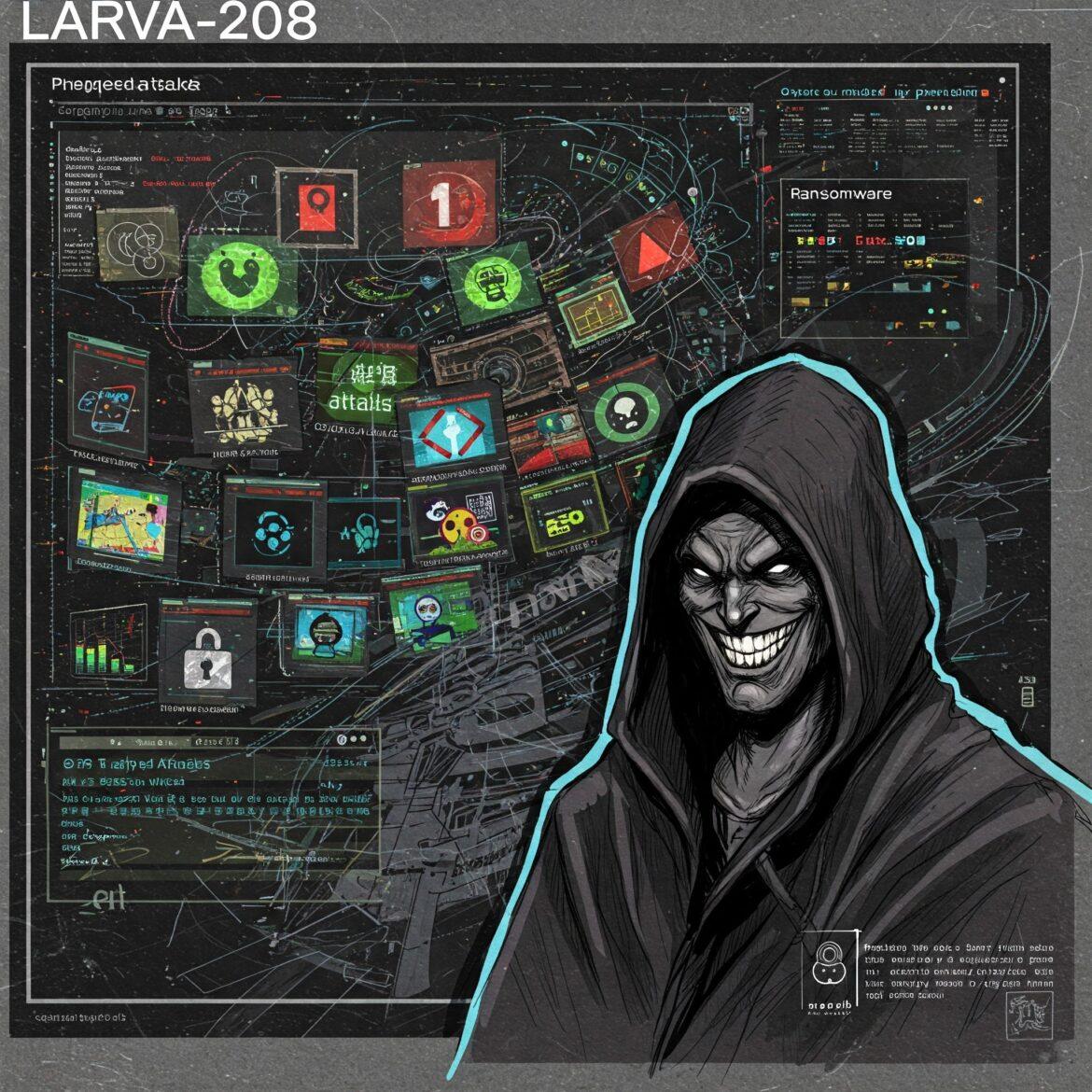 LARVA-208 dietro 618 attacchi mirati con phishing e ransomware