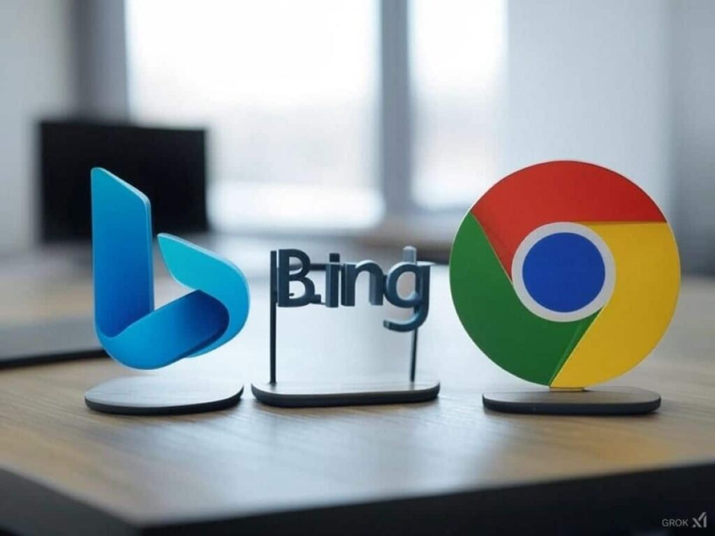 bing e google chrome
