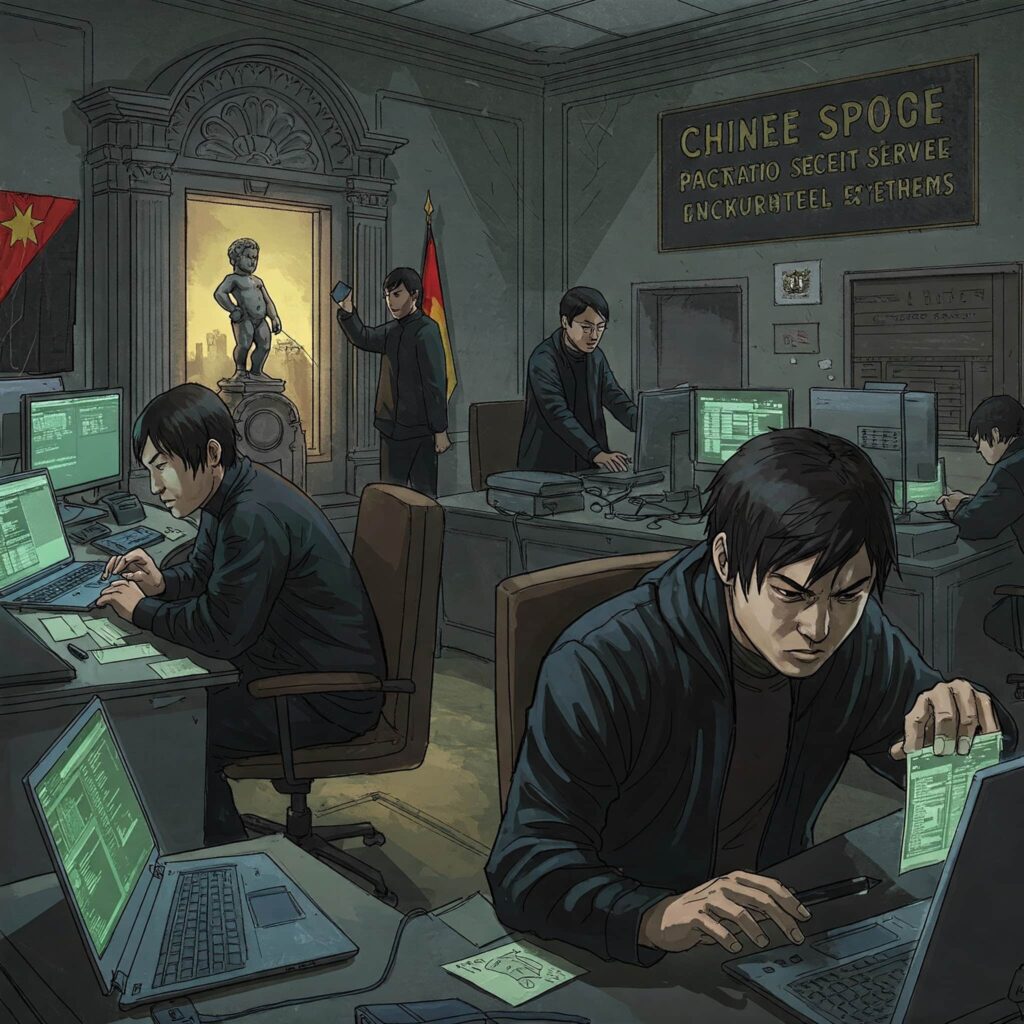 cina spia servizi segreti belgio