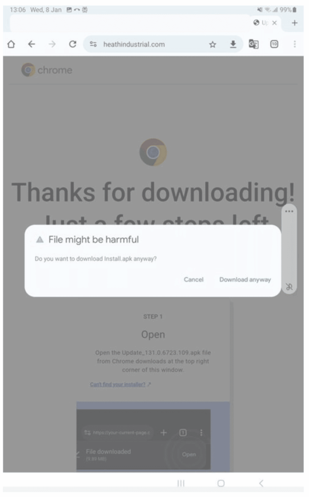 Finti aggiornamenti portano malware su Windows, Mac e Android 7 image 254