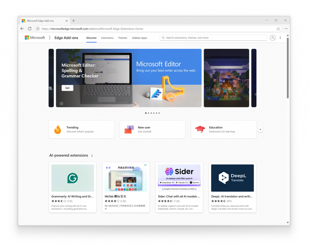 Windows 11 build Insider 22635.4950, 26120.3291 e restyling allo store Edge 9 image 315