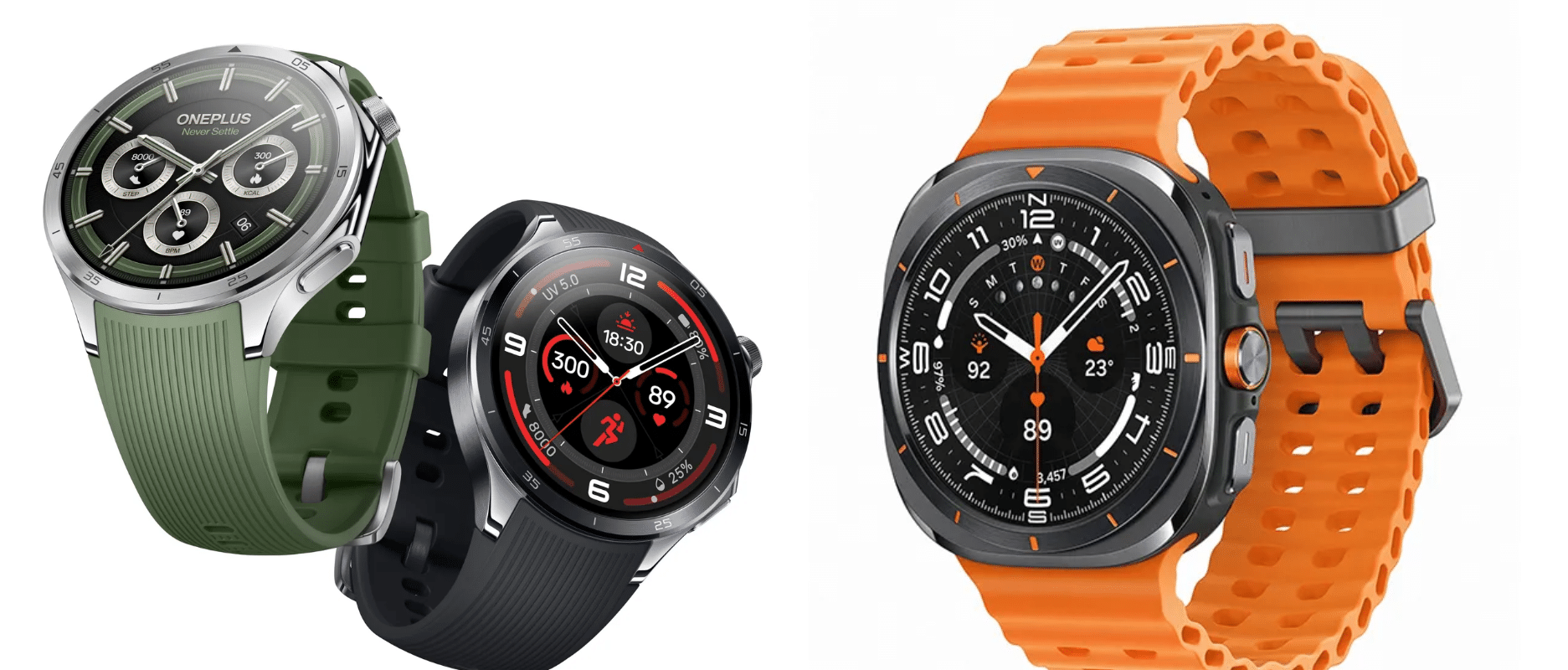OnePlus Watch 3 vs Samsung Galaxy Watch Ultra