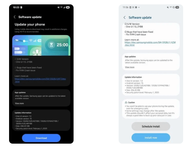 One UI 7.0 preoccupa Samsung 7 image 329
