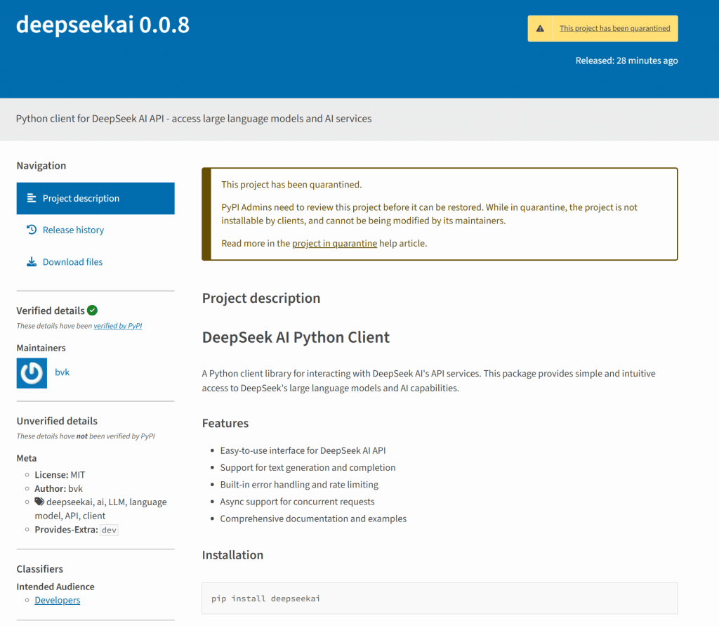 Pavel Durov elogia DeepSeek mentre emergono malware su PyPI 7 image 48