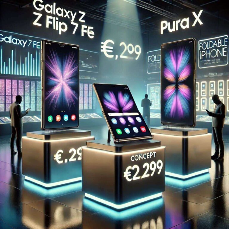 Attesa per Galaxy Z Flip 7 FE e Pura X, mentre si prepara l'iPhone pieghevole da 2.299 euro