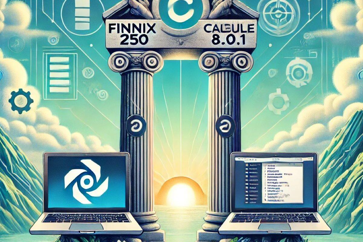 Finnix 250 and Calibre 8.0.1