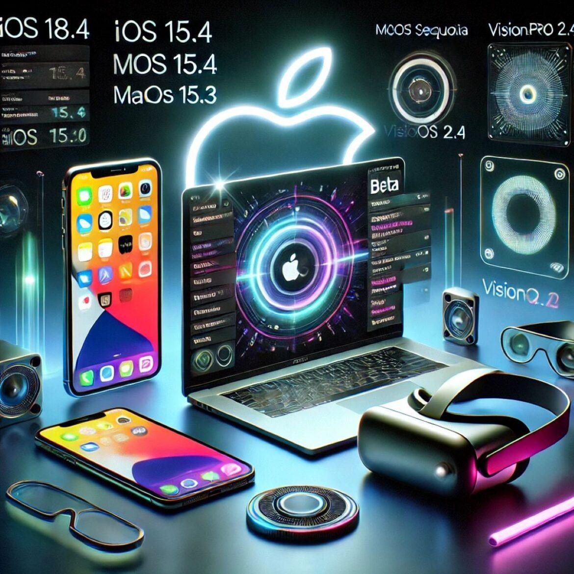 iOS 18.4, macOS Sequoia 15.4, and visionOS 2.4,