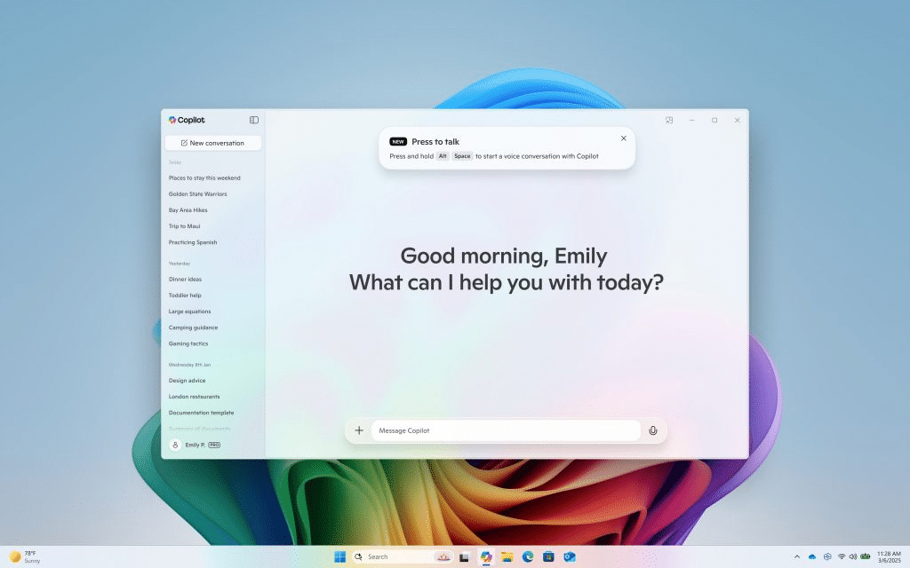 Windows 11 Insider Preview Build 26120.3380 e arriva il "press to talk" per Copilot 9 image 186