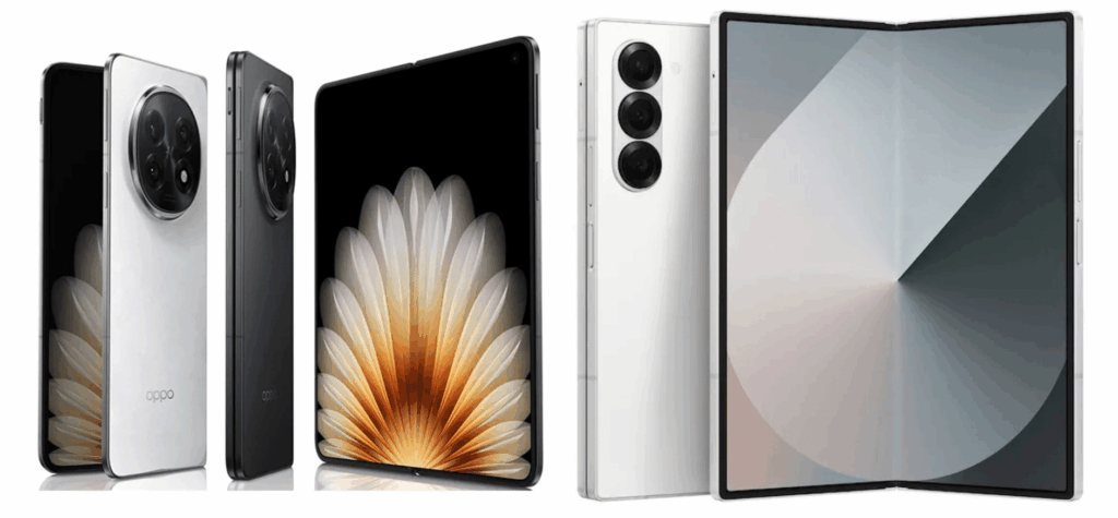 OPPO Find N5 vs Galaxy Z Fold 6