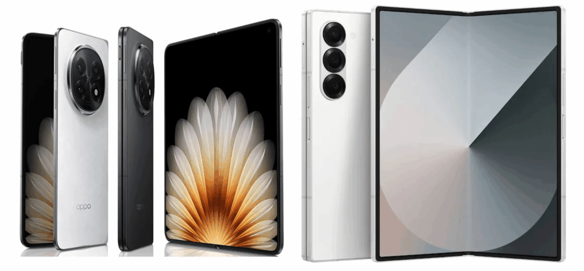 OPPO Find N5 vs Galaxy Z Fold 6