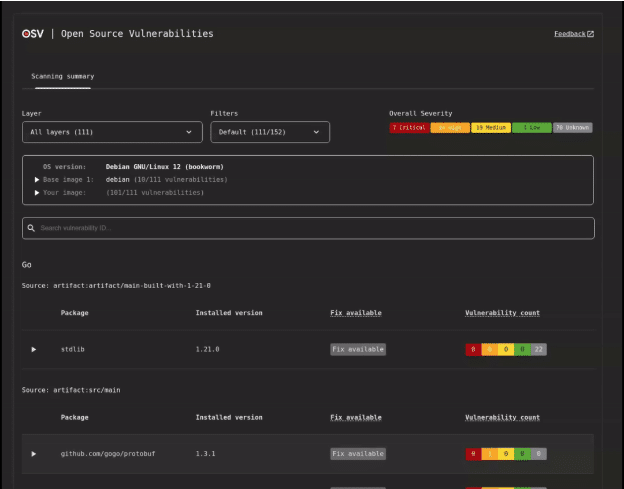 Google lancia OSV-Scanner V2 per la gestione delle vulnerabilità open source 6 image 268
