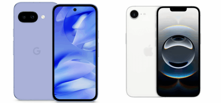 Google Pixel 9a vs iPhone 16e