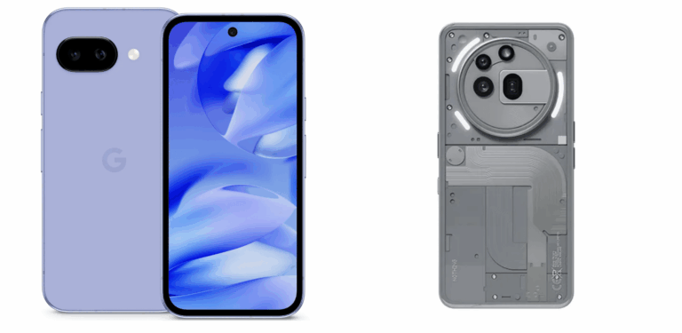 Google Pixel 9a vs Nothing Phone 3a Pro: quale scegliere?