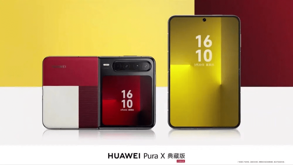 Huawei Pura X: flip quadrato, design orizzontale e HarmonyOS Next