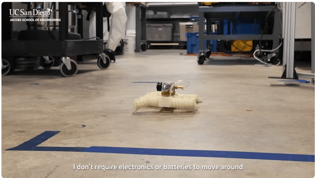 Robot stampati in 3D senza elettronica camminano autonomamente