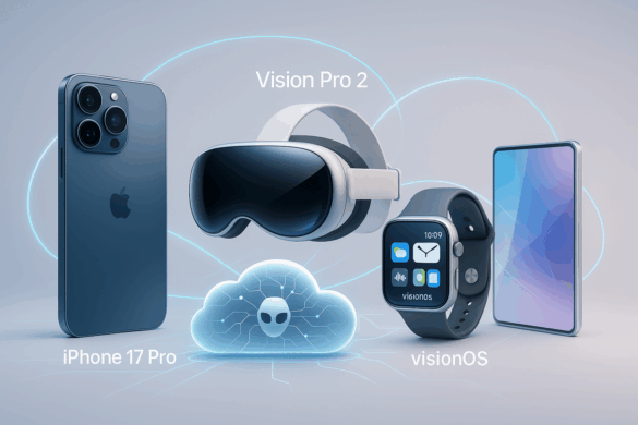 iPhone 17 Pro e Vision Pro 2: futuro con AI, design rivoluzionato e display pieghevoli