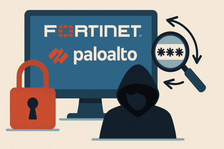 Fortinet e Palo Alto sotto attacco: nuove tecniche di persistenza e bruteforce