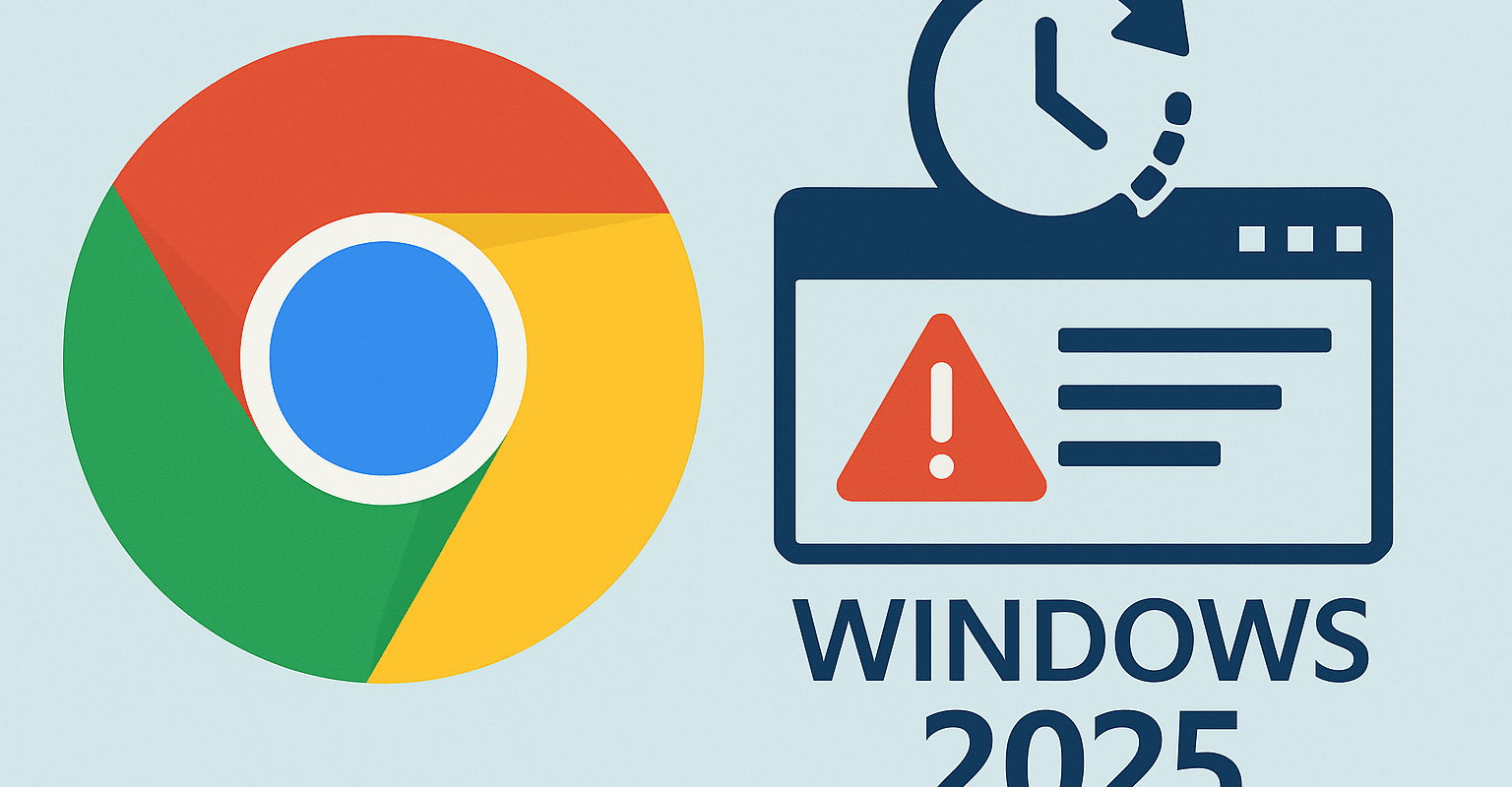 Chrome 136 risolve falla di 20 anni privacy della cronologia e Windows 2025 tra errori WinRE