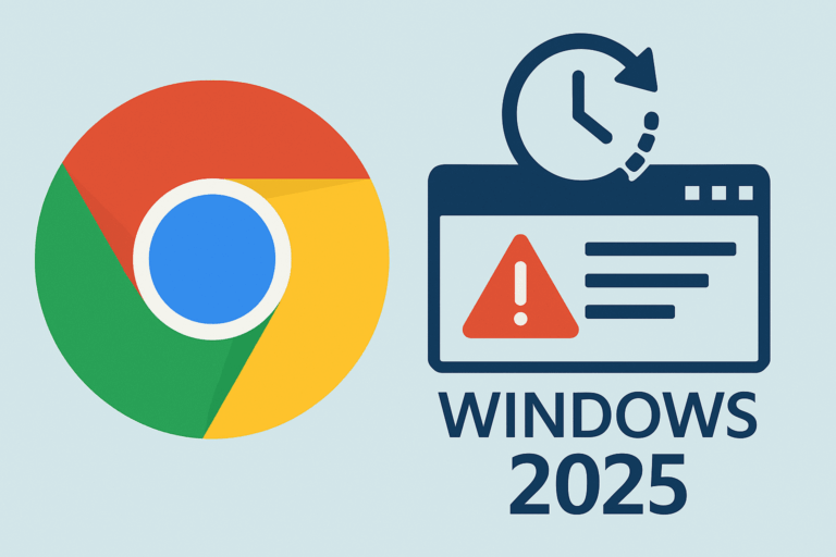 Chrome 136 risolve falla di 20 anni privacy della cronologia e Windows 2025 tra errori WinRE