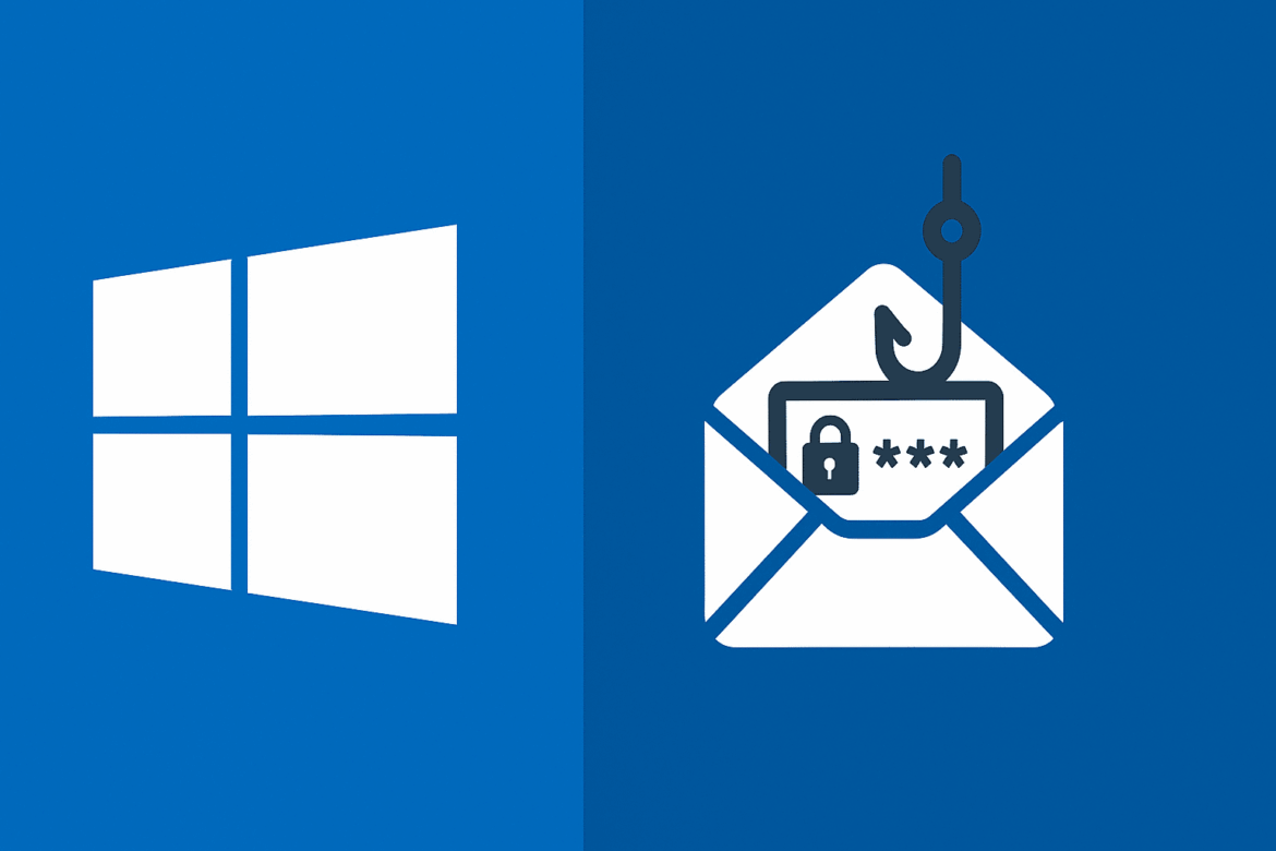 ChatGPT Image 17 apr 2025, 10_05_51 Vulnerabilità Microsoft in Windows Scheduler e sofisticati attacchi phishing AiTM