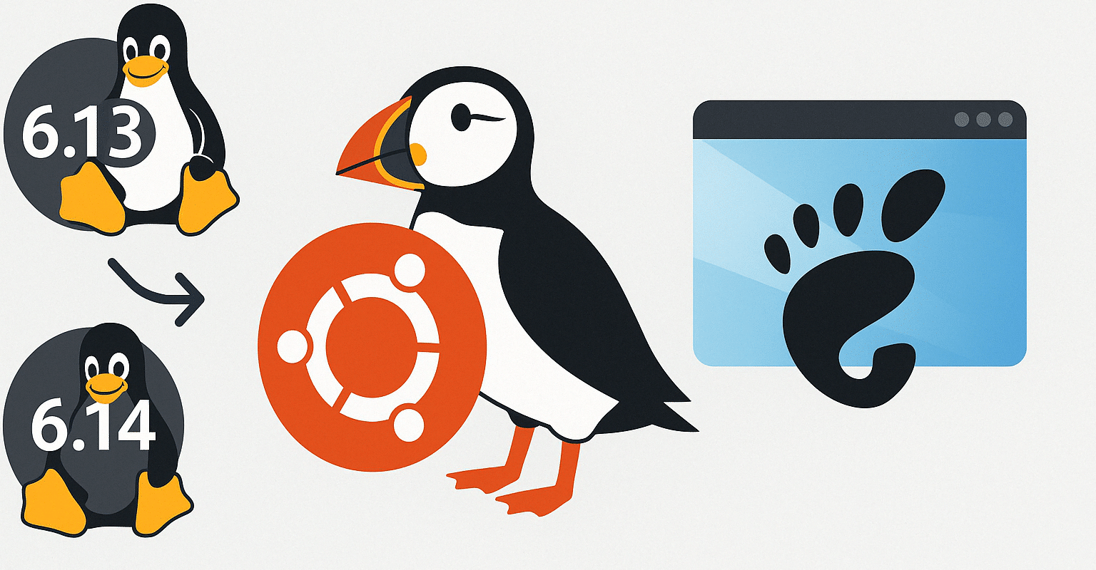 Linux 6.14, Ubuntu 25.04 e GNOME 48.1
