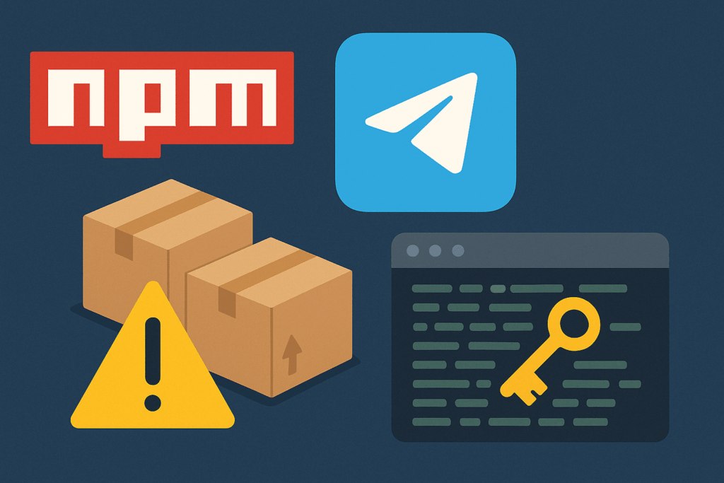 Malware su npm: SSH backdoor nei pacchetti Telegram compromette la supply chain degli sviluppatori