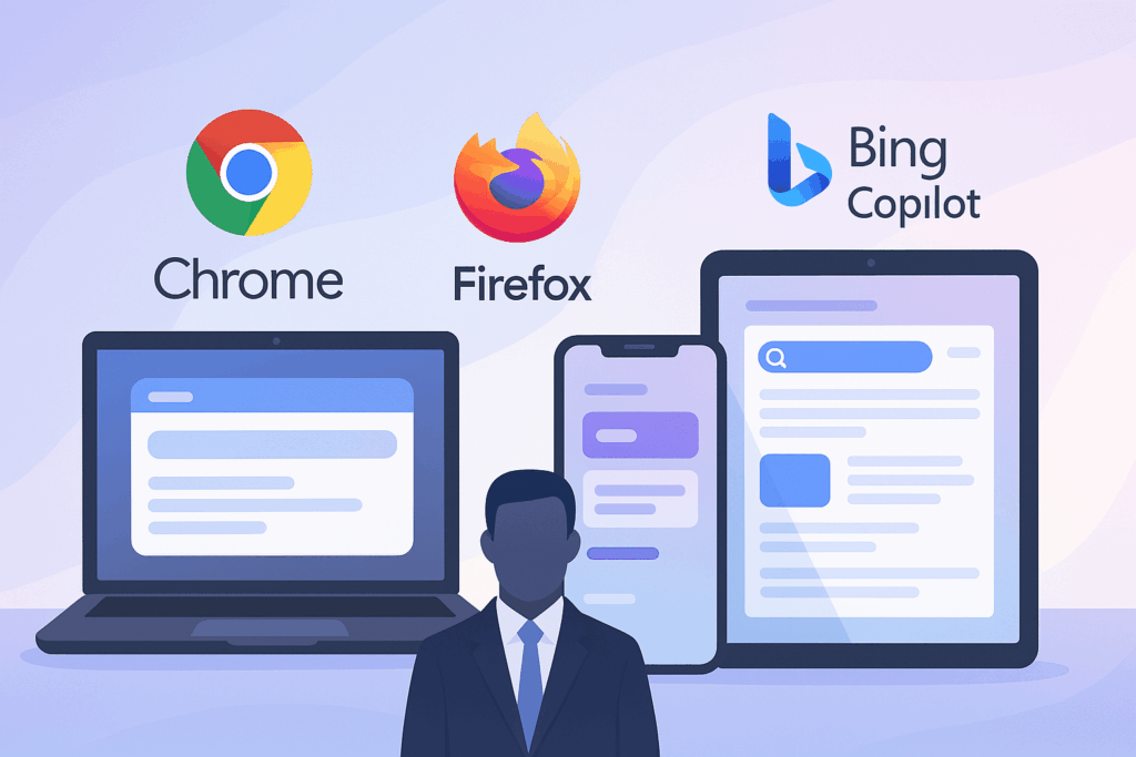 Chrome, Firefox e Bing Copilot Search ridisegnano l’esperienza utente 2 Chrome, Firefox e Bing Copilot Search ridisegnano l’esperienza utente