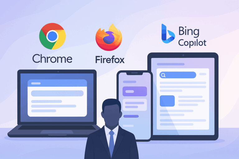 Chrome, Firefox e Bing Copilot Search ridisegnano l’esperienza utente