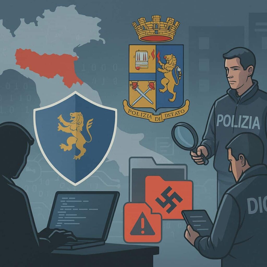 Blitz contro il neonazismo: 6 indagati per istigazione all’odio e propaganda razzista 2 neonazisti emilia polizia postale