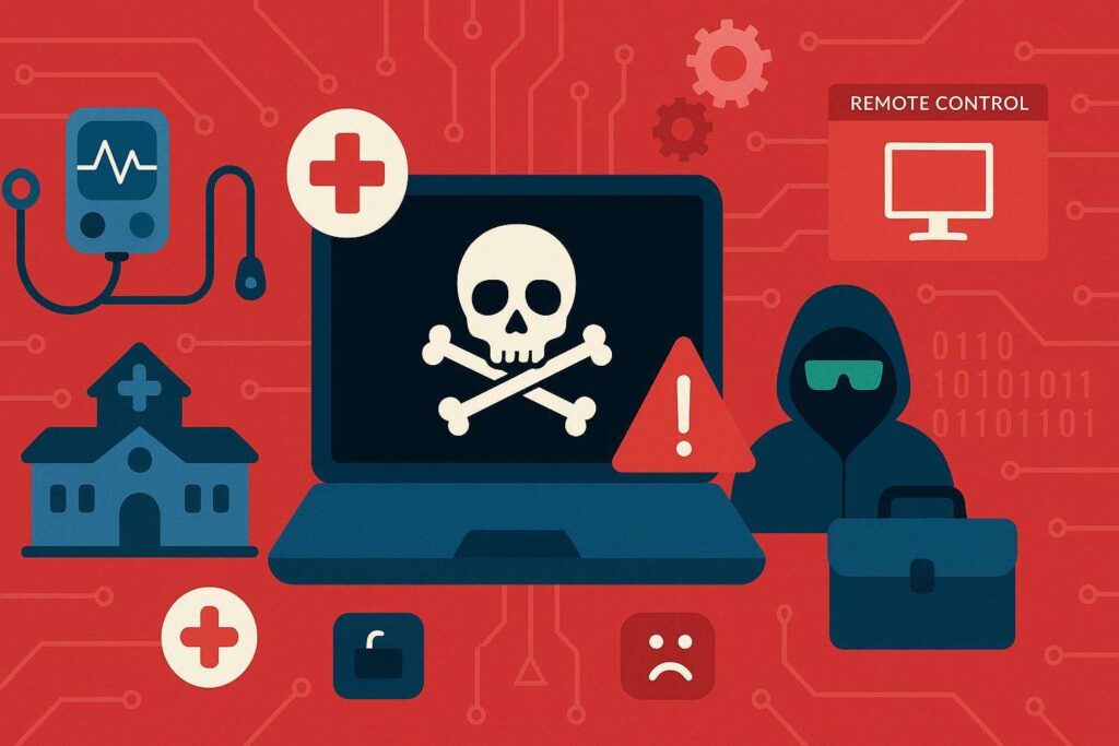 Minacce informatiche su scala globale colpiscono il settore medico, l’istruzione e le imprese locali 2 ChatGPT Image 8 mag 2025 16 40 02