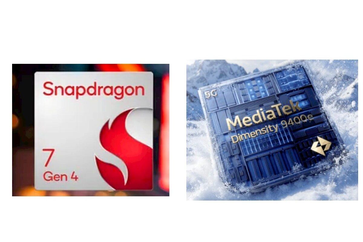Snapdragon 7 Gen 4 e MediaTek Dimensity 9400E nuova sfida tra chip AI