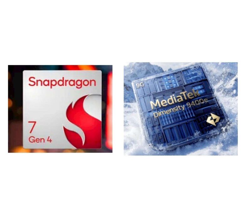 Snapdragon 7 Gen 4 e MediaTek Dimensity 9400E nuova sfida tra chip AI