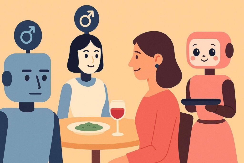 Il genere percepito dei robot influenza le decisioni dei clienti nel settore dell’ospitalità 2 gender robot