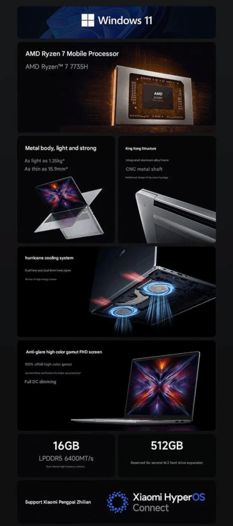 Xiaomi accelera su hardware e software: Redmi K80 Ultra, HyperOS 2.3 e nuovi laptop Ryzen 8 image 392