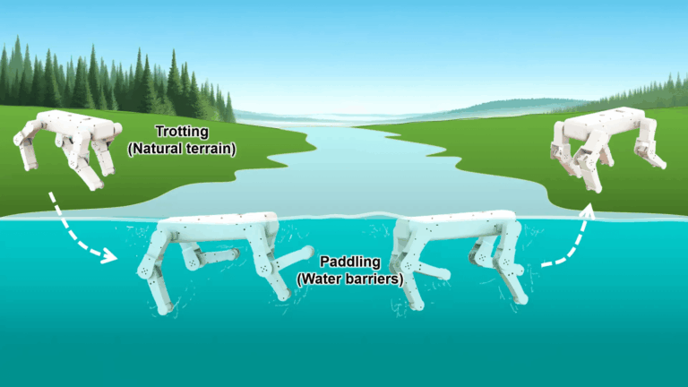 Robot canino anfibio ispirato ai mammiferi offre mobilità avanzata su terra e in acqua 3 Robot Canino Anfibio