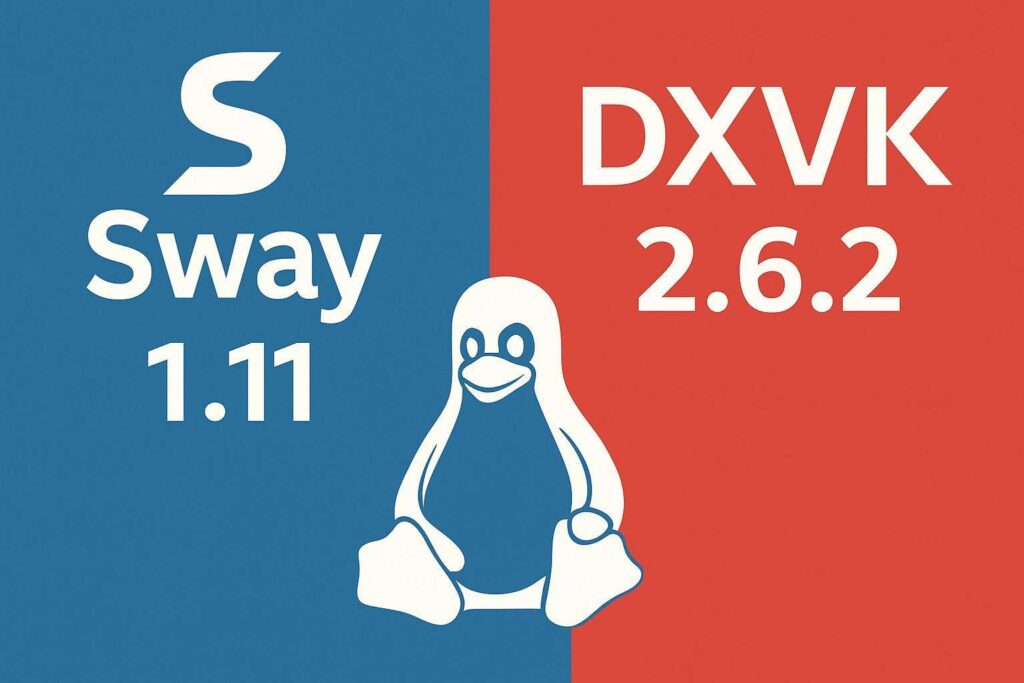 Sway 1.11 migliora su Wayland, DXVK 2.6.2 risolve bug in giochi DirectX 2 Image 10 giu 2025 16 57 28
