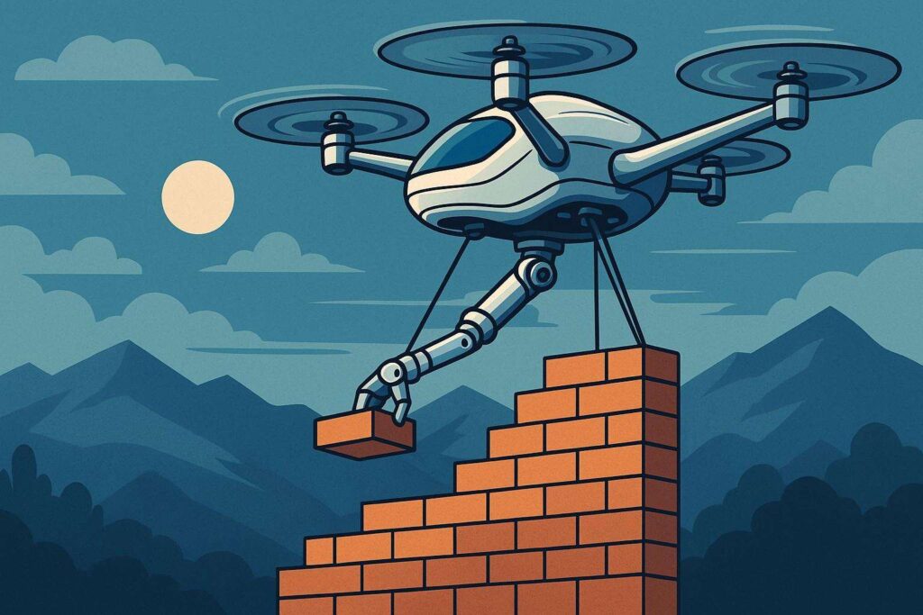 Droni costruttori per l’edilizia del futuro: la Svizzera testa la stampa 3D aerea 2 Image 17 giu 2025 14 07 34