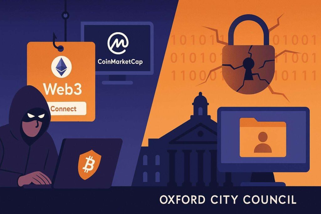 CoinMarketCap vittima furto di criptovalute. Oxford City Council violato nell'archivio storico 2 Image 23 giu 2025 10 12 33